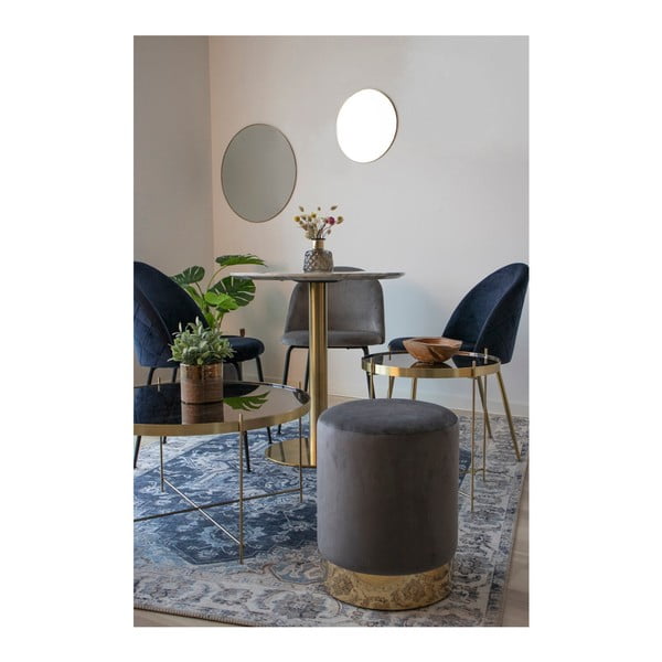 Svetlosivé zamatové jedálenské stoličky v súprave 2 ks Geneve – House Nordic-image-4