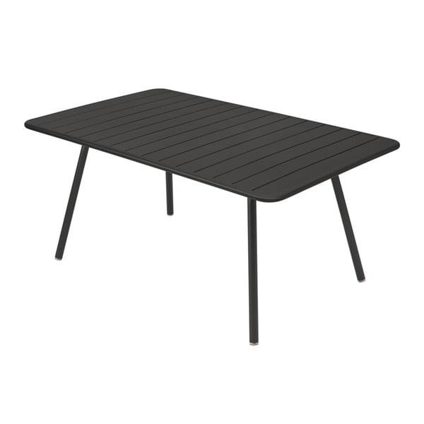 Čierny kovový jedálenský stôl Fermob Luxembourg