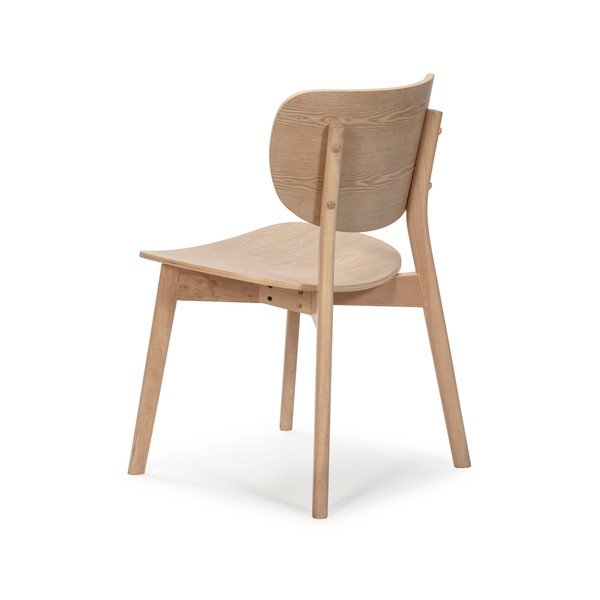 Prírodná drevená jedálenská stolička Marckeric Azara-image-3