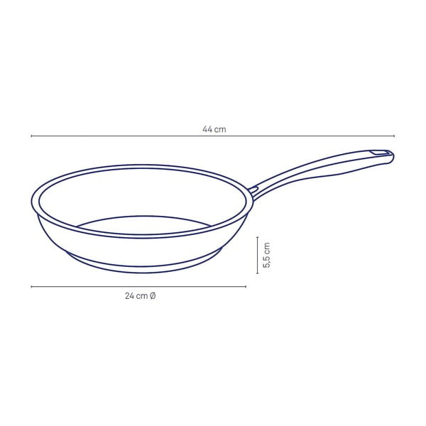 Antikoro panvica na vyprážanie Kela Flavoria, ø 24 cm-image-3