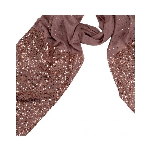 Kašmírová šatka Shirin Sehan - Valentina Nut-image-1