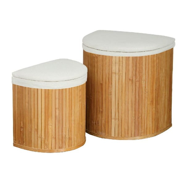 Set 2 košov na bielizeň z bambusu Premier Housewares