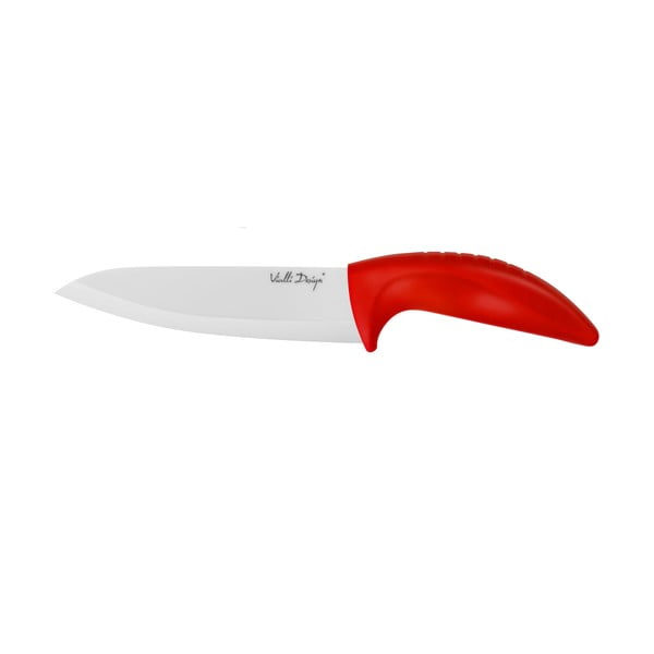 Keramický nôž Chef, 15 cm, červený