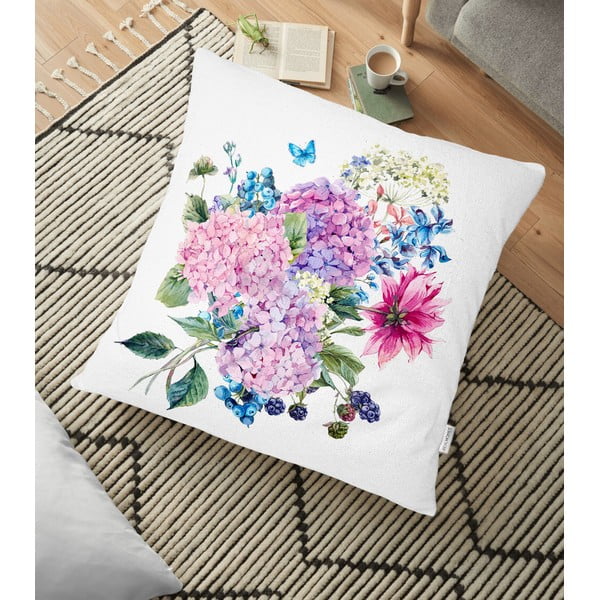 Obliečka na vankúš s prímesou bavlny Minimalist Cushion Covers Bouquet, 70 x 70 cm