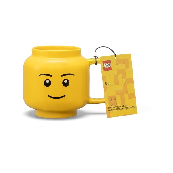 Žltý keramický detský hrnček 530 ml Head - LEGO®-image-3