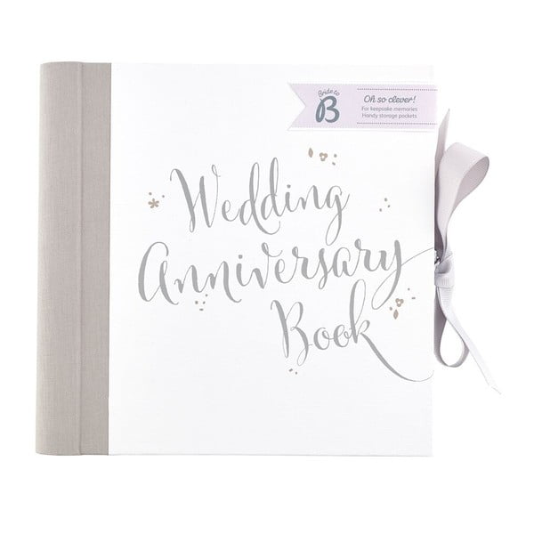 Kniha na zapisovanie výročí svadby Busy B