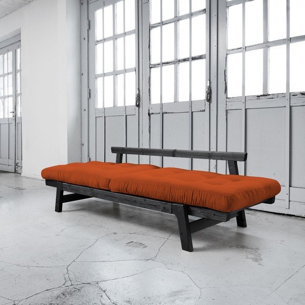Rozkladacia pohovka Karup Step Black/Orange-image-2