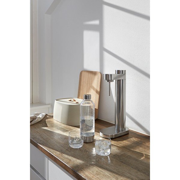 Výrobník sódy z nehrdzavejúcej ocele v striebornej farbe Brus – Stelton-image-3