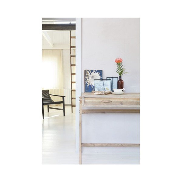Čierne kožené kreslo BePureHome Sling-image-4