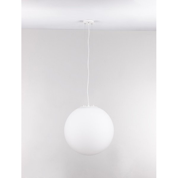 Biele sklenené závesné svietidlo ø 50 cm Nevoso – Nova Luce-image-2
