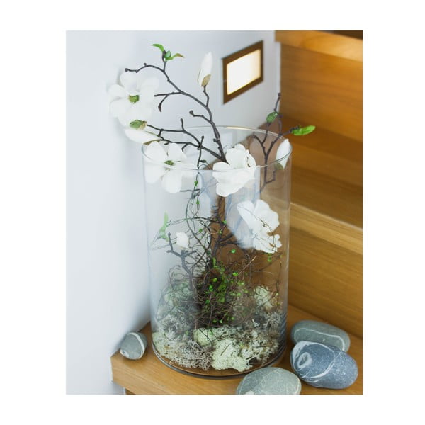 Kvetinová dekorácia od Aranžérie, biela magnólia vo váze-image-2