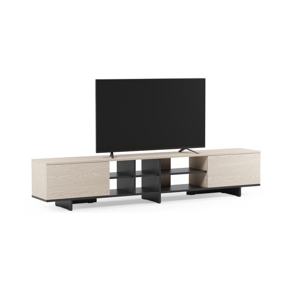 Čierny TV stolík 230x44x36 cm Cequoia – Marckeric-image-2