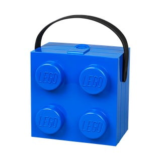 Modrý úložný box s rukoväťou LEGO®