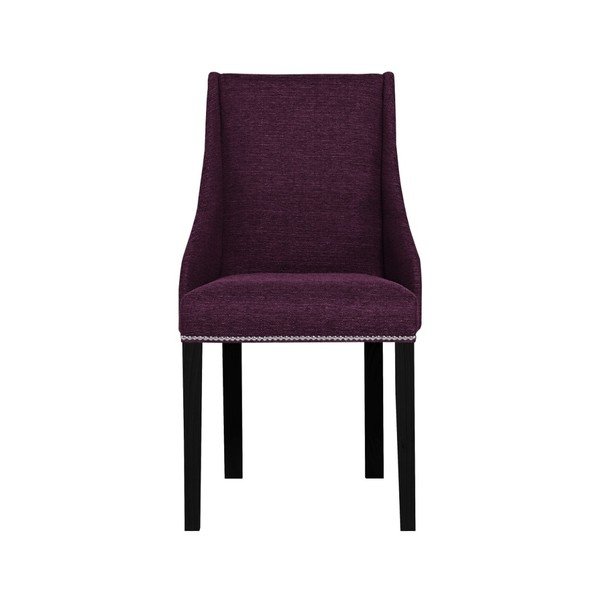 Fialová stolička s čiernymi nohami Ted Lapidus Maison Patchouli-image-3
