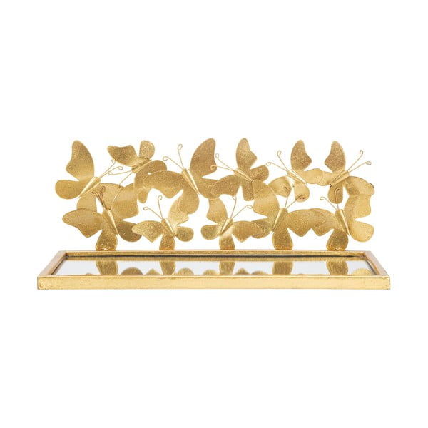 Nočný stolík v zlatej farbe Butterfly – Mauro Ferretti
