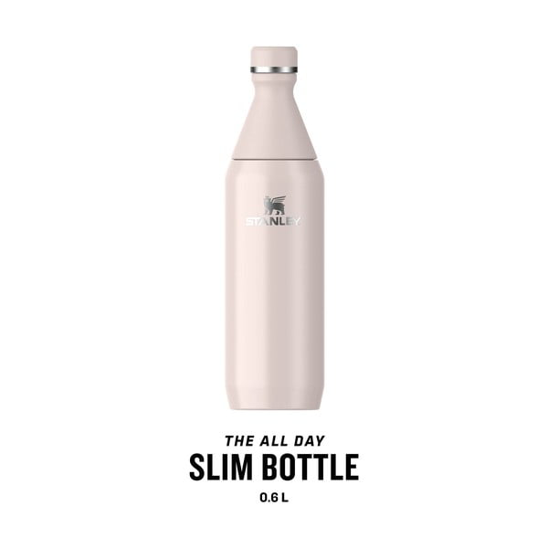 Svetloružová termofľaša z nehrdzavejúcej ocele 600 ml All Day Slim Bottle Rose Quartz – Stanley-image-3