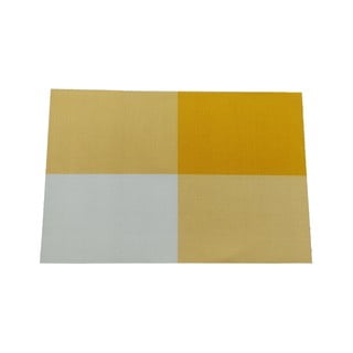 Žlté látkové prestieranie 2 ks 30x45 cm Chess - JAHU collections