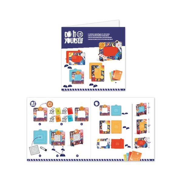 Set na výrobu 3 rámčekov Djeco Universe-image-2
