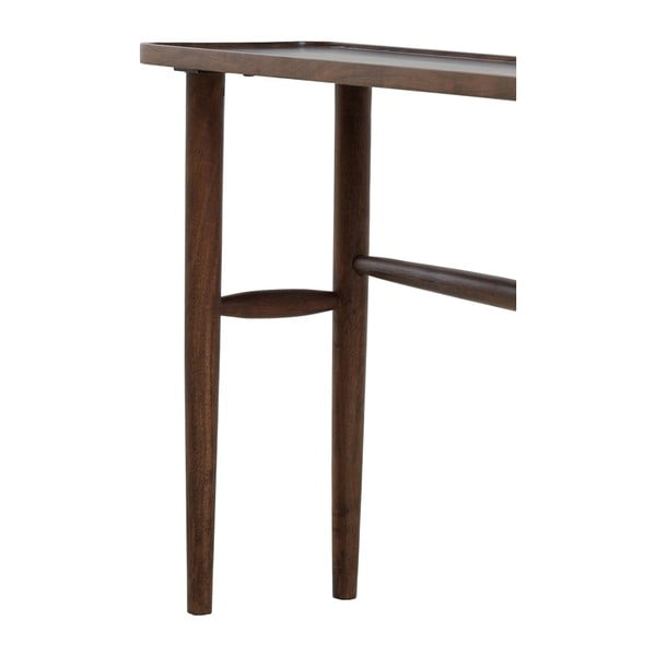 Hnedý konzolový stolík z masívu akácie 30x140 cm Qiano – Light & Living-image-4