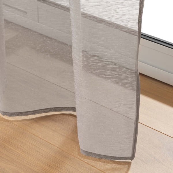 Hnedá voálová záclona 140x240 cm Lissea – douceur d'intérieur-image-4