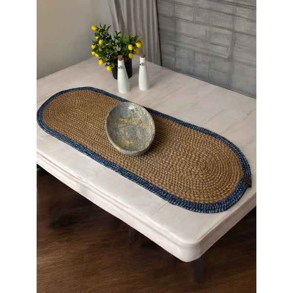 Jutový behúň na stôl 35x100 cm Wicker – Mila Home Luxury-image-1