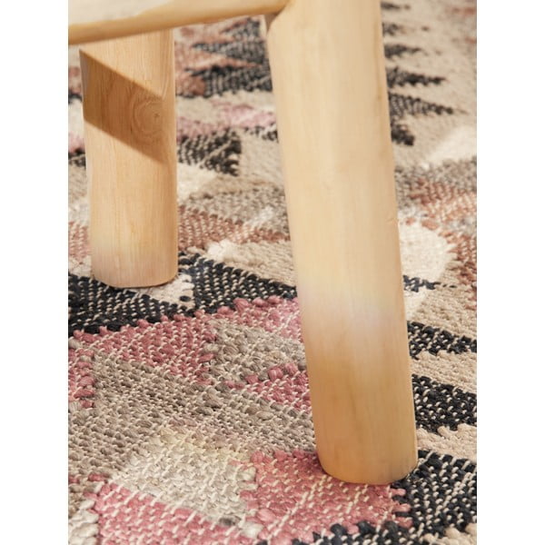 Sivý ručne tkaný jutový behúň 80x200 cm Roya Parsa – Elle Decoration-image-3