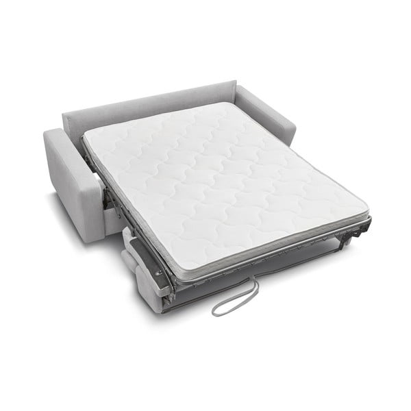 Svetlosivá rozkladacia pohovka 195 cm Monaco – Bobochic Paris-image-4