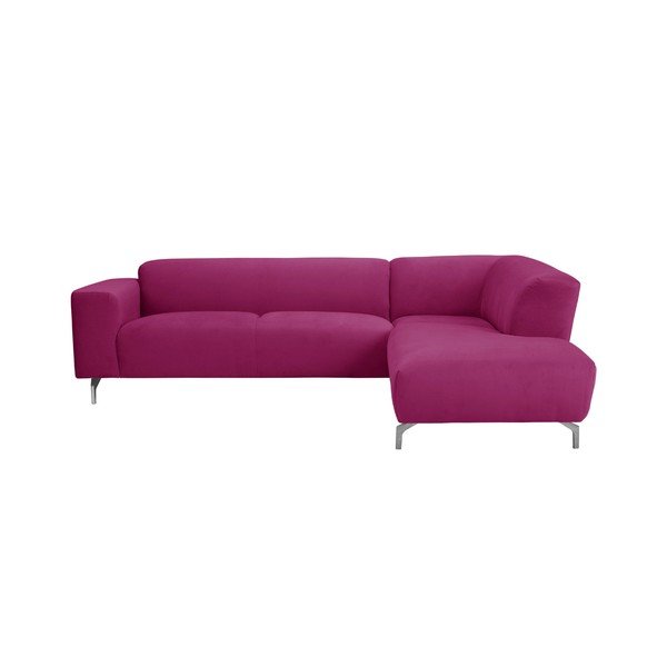 Ružová rohová pohovka Windsor & Co Sofas Orion, pravý roh