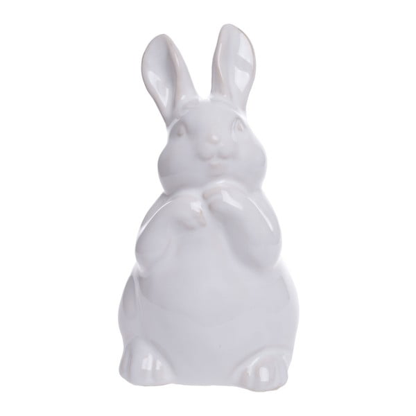 Biela keramická dekoratívna soška Ewax Easter Rabbit