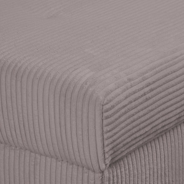 Sivý menčestrový taburet Ariella – Ropez-image-4