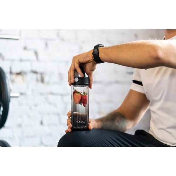 Čierna sklenená fľaša 350 ml Fuori – Vialli Design-image-2