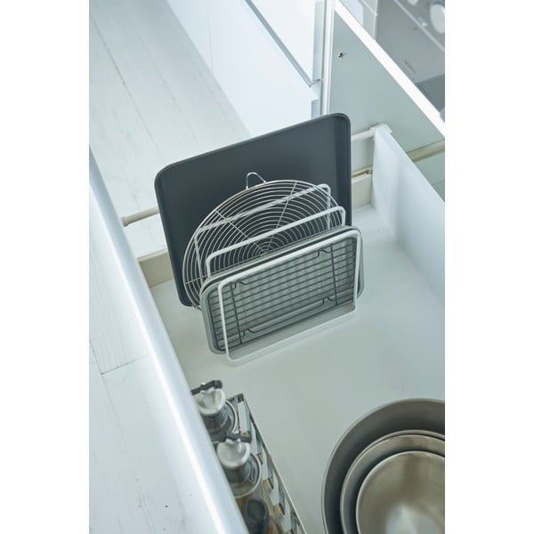 Biely kovový organizér Yamazaki Tower-image-1