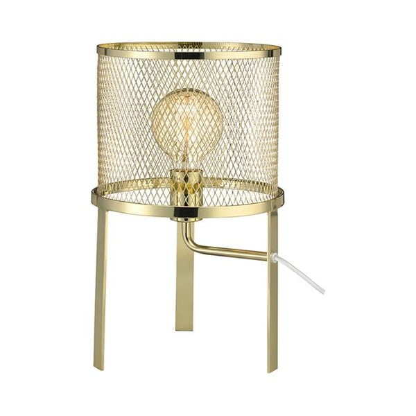 Zlatá stolová lampa Markslöjd Grid