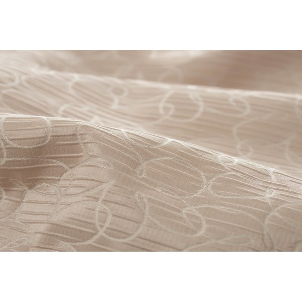 Béžový záves 140x160 cm Florette – Mendola Fabrics-image-3