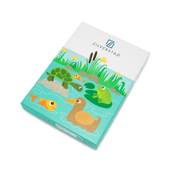 Antikoro detský príbor v striebornej farbe 4 ks Water life – Zilverstad-image-4