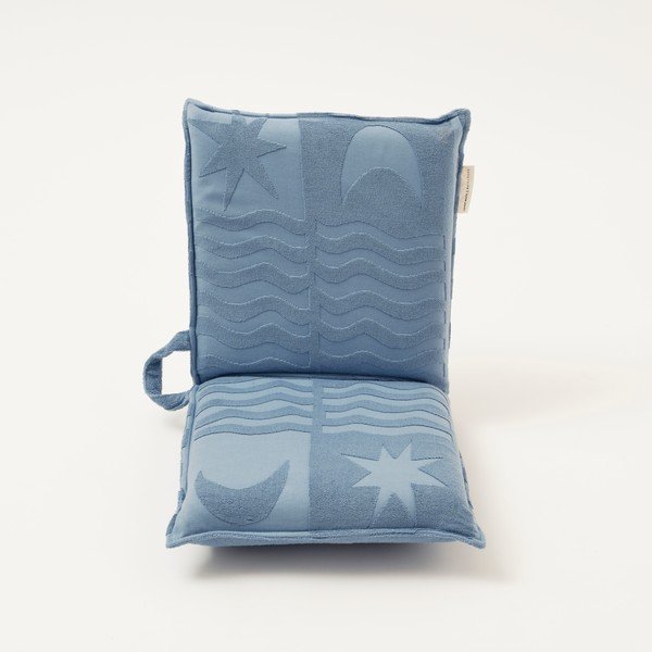 Modré plážové ležadlo Sunnylife Terry, 93 x 43 cm-image-4