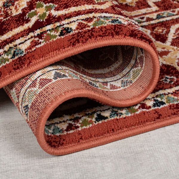 Červený behúň 66x300 cm Gillingham – Flair Rugs-image-2