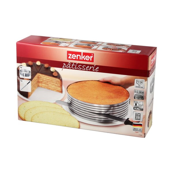 Súprava noža a rámu na krájanie tort Zenker, ø 24 - 26 cm-image-1
