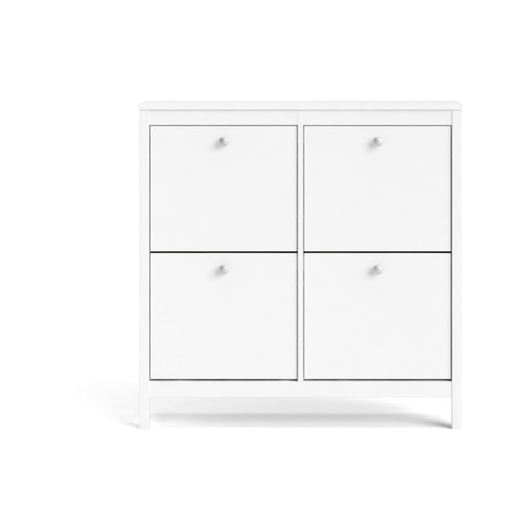 Biela výklopná skrinka na topánky Madrid – Tvilum-image-4