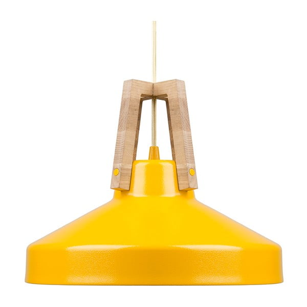 Žlté stropné svetlo Loft You Work, 44 cm