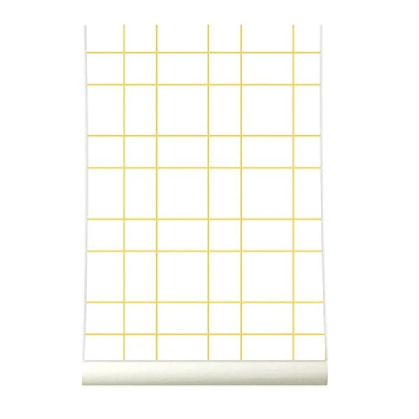 Tapeta Grid Yellow