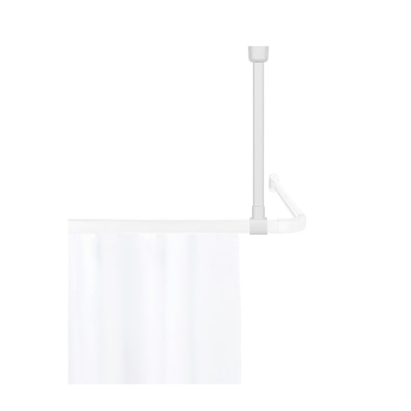 Biely držiak na strop pre sprchový záves Era – Wenko-image-3