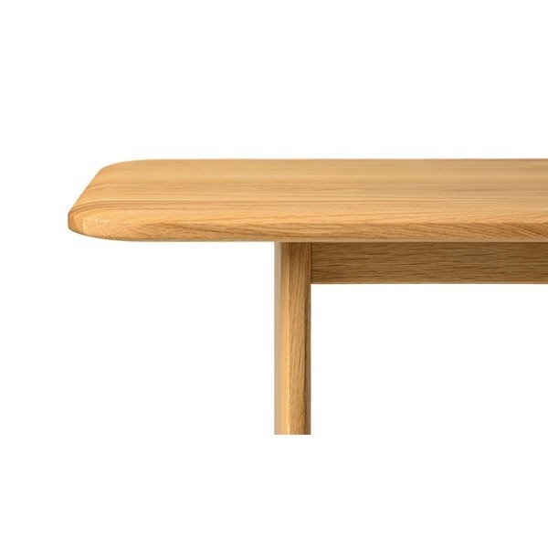 Konzolový stolík z dubového dreva v prírodnej farbe 40x120 cm Charlotte – Micadoni -image-2