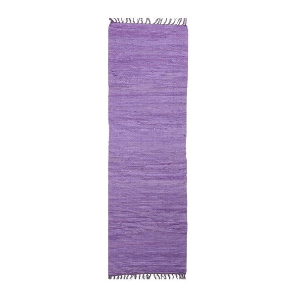 Ručne tkaný bavlnený koberec Webtappeti Viola, 50 x 80 cm
