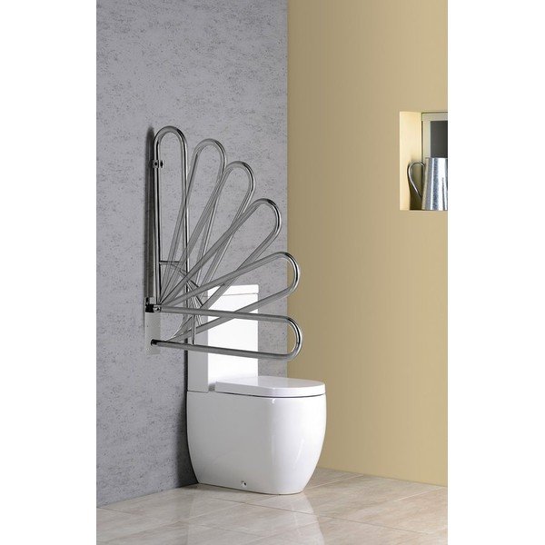 Nástenné madlo do kúpeľne z nehrdzavejúcej ocele 83 cm Handicap – Sapho-image-1