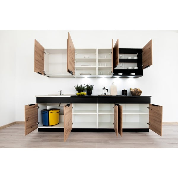 Rovná kuchyňa bez pracovnej dosky (bez montáže) 260 cm Kian – STOLKAR-image-4