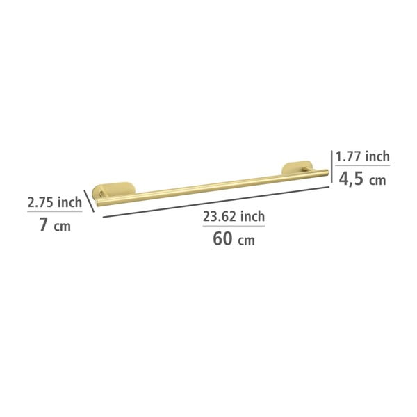 Samodržiaci držiak na uteráky z nerezovej ocele Orea Gold – Wenko-image-4
