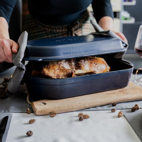 Liatinový pekáč 22x42,5 cm LITINA SMALT – Orion-image-1