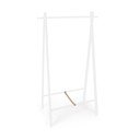 Biely stojan na oblečenie z brezového dreva 91x151x50 cm Daiki – Yes Everyday