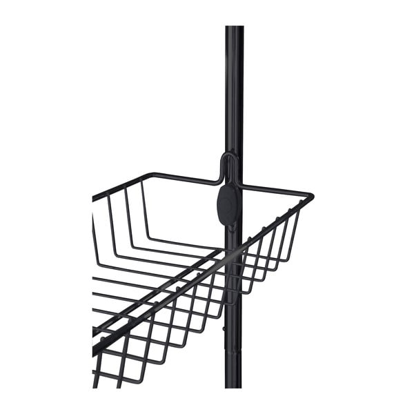 Čierny závesný kuchynský organizér na dvere Wenko-image-3